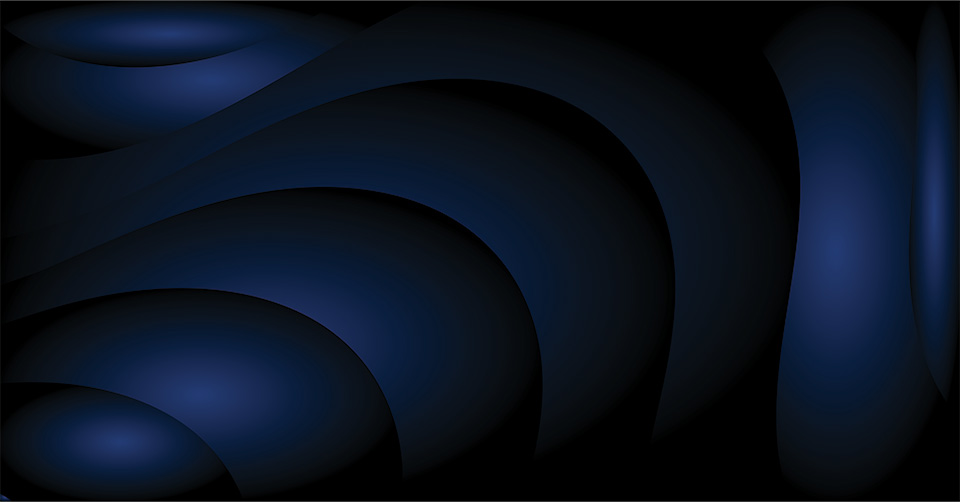 Abstract waves dark blue