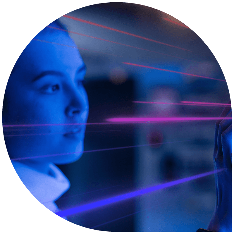 Close up of business professional engaged in a productive discussion in a modern office setting, showcasing collaboration and teamwork.