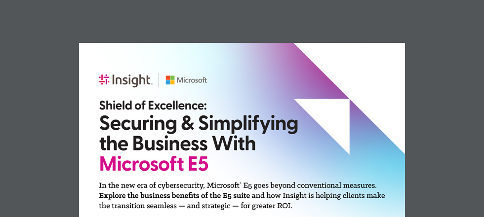 Cover image of Microsoft E5 Security Guide