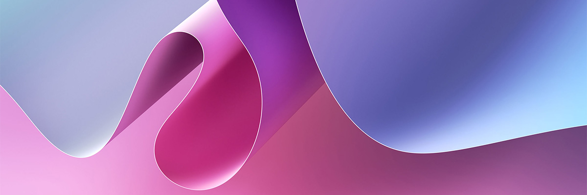 Colourful abstract swirls