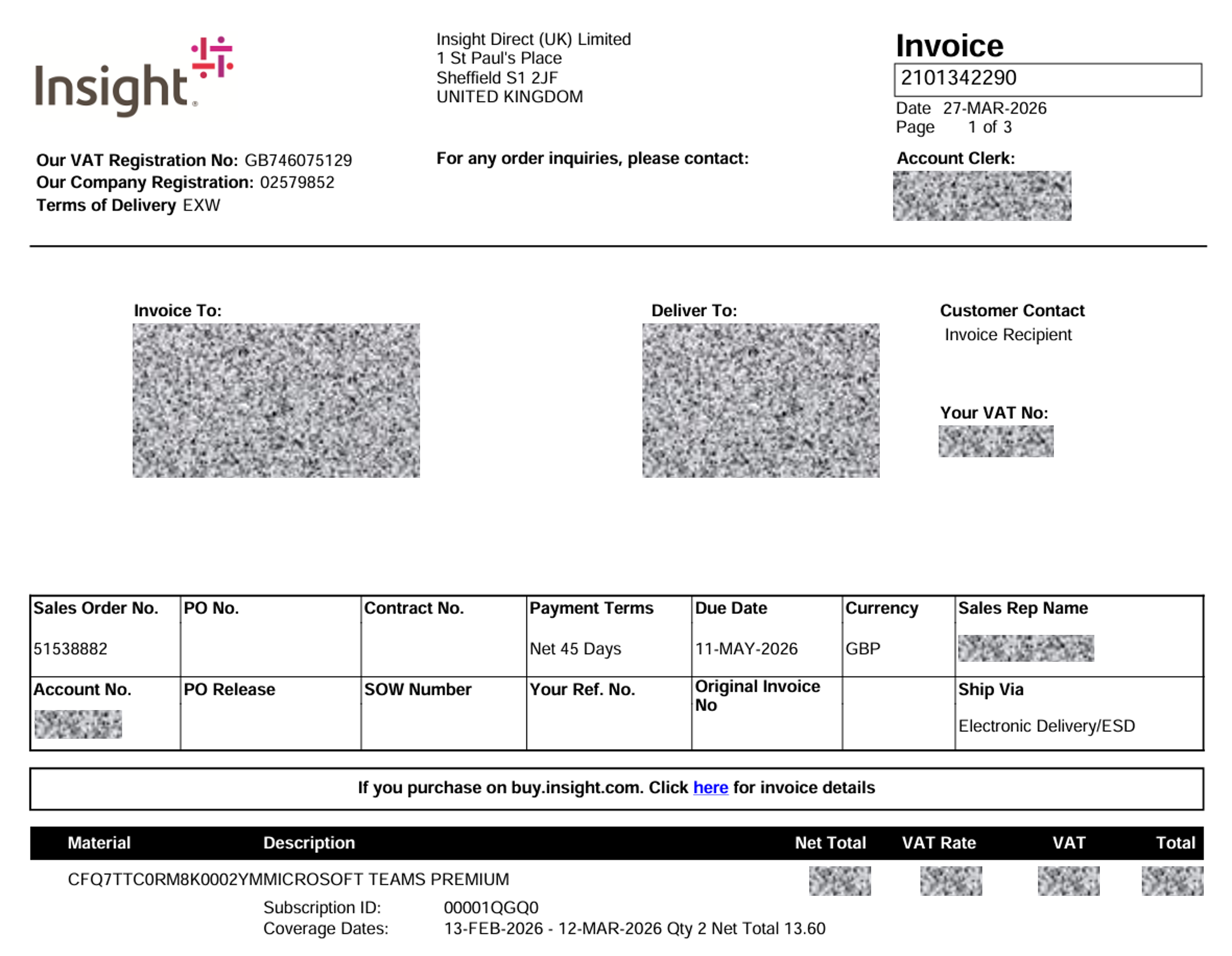 INVOICE