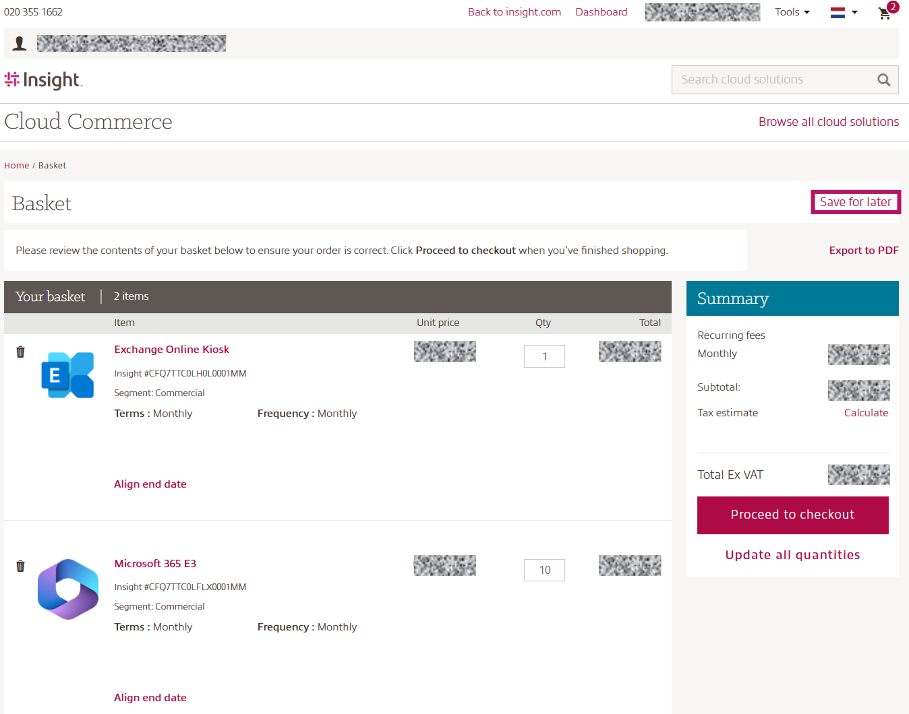 Invoices and Reports screenshot
