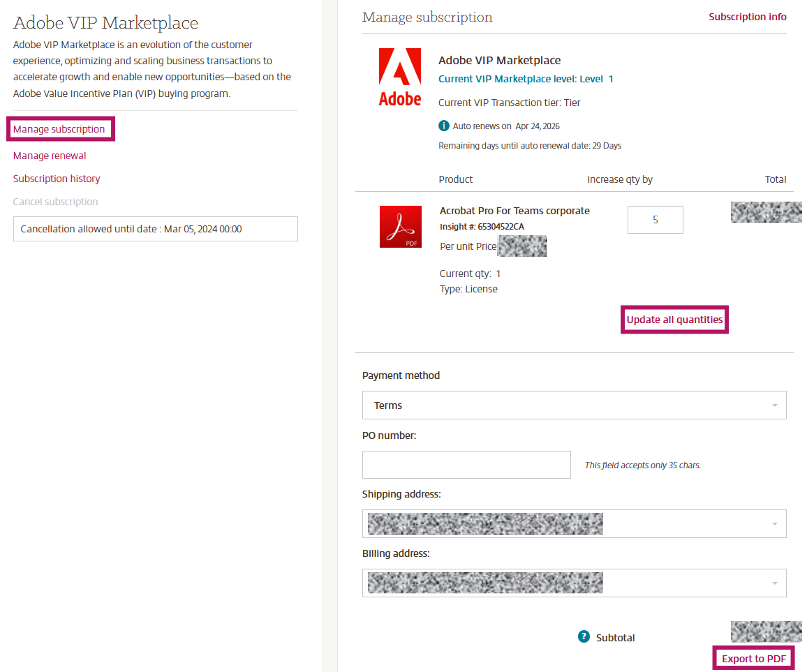 Invoices and Reports screenshot