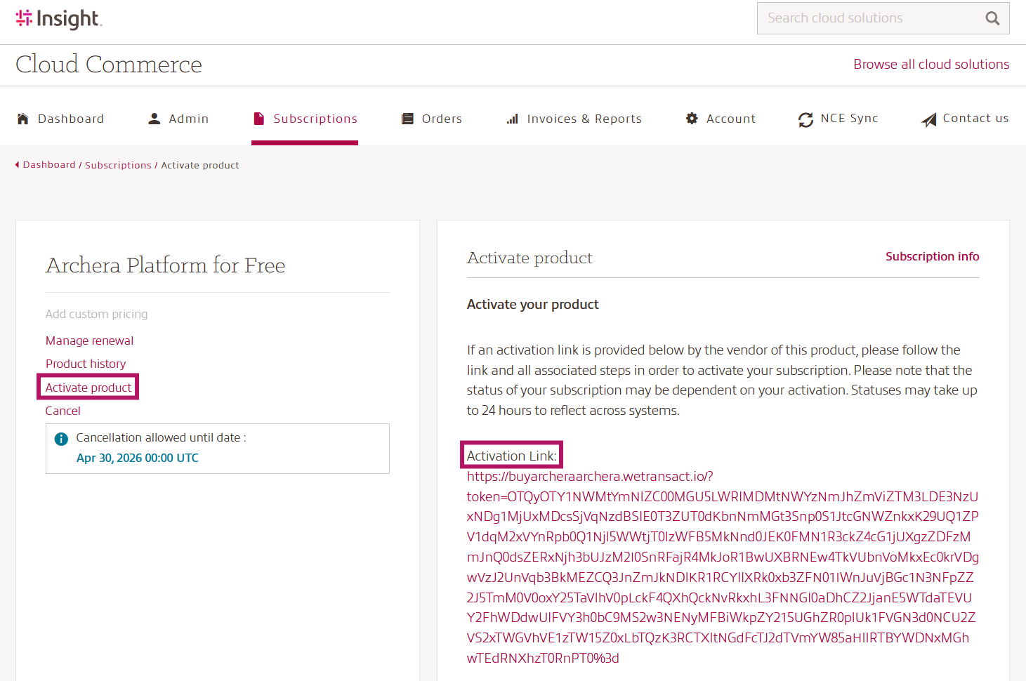 Invoices and Reports screenshot