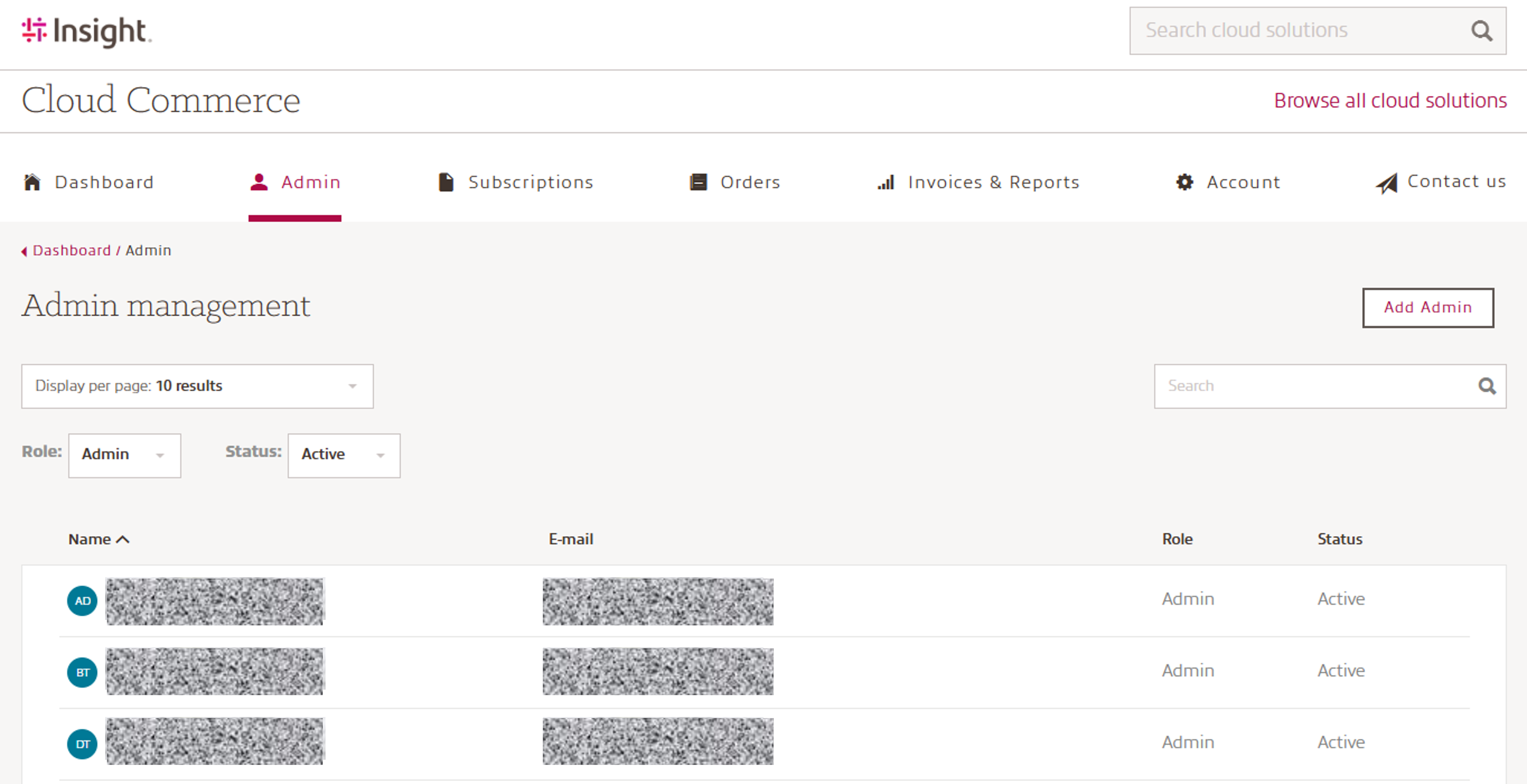 Invoices and Reports screenshot