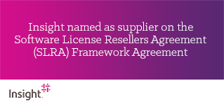 Article Insight named as supplier on the Software License Resellers Agreement (SLRA) Framework Agreement Image