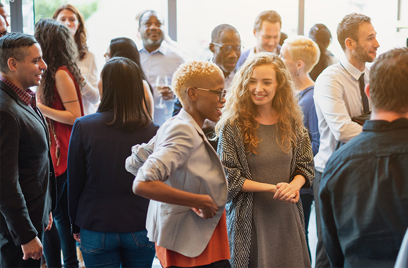 Group of people at an event