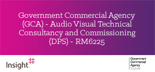 Article Government Commercial Agency (GCA) - Audio Visual Technical Consultancy and Commissioning (DPS) - RM6225 Image