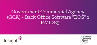 Article Government Commercial Agency (GCA) - Back Office Software "BOS2" - RM6285 Image