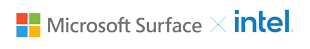 Surface x Intel Logo