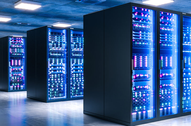 Colourful data centre