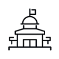 Government building icon