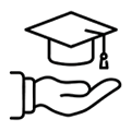 Graduation cap icon