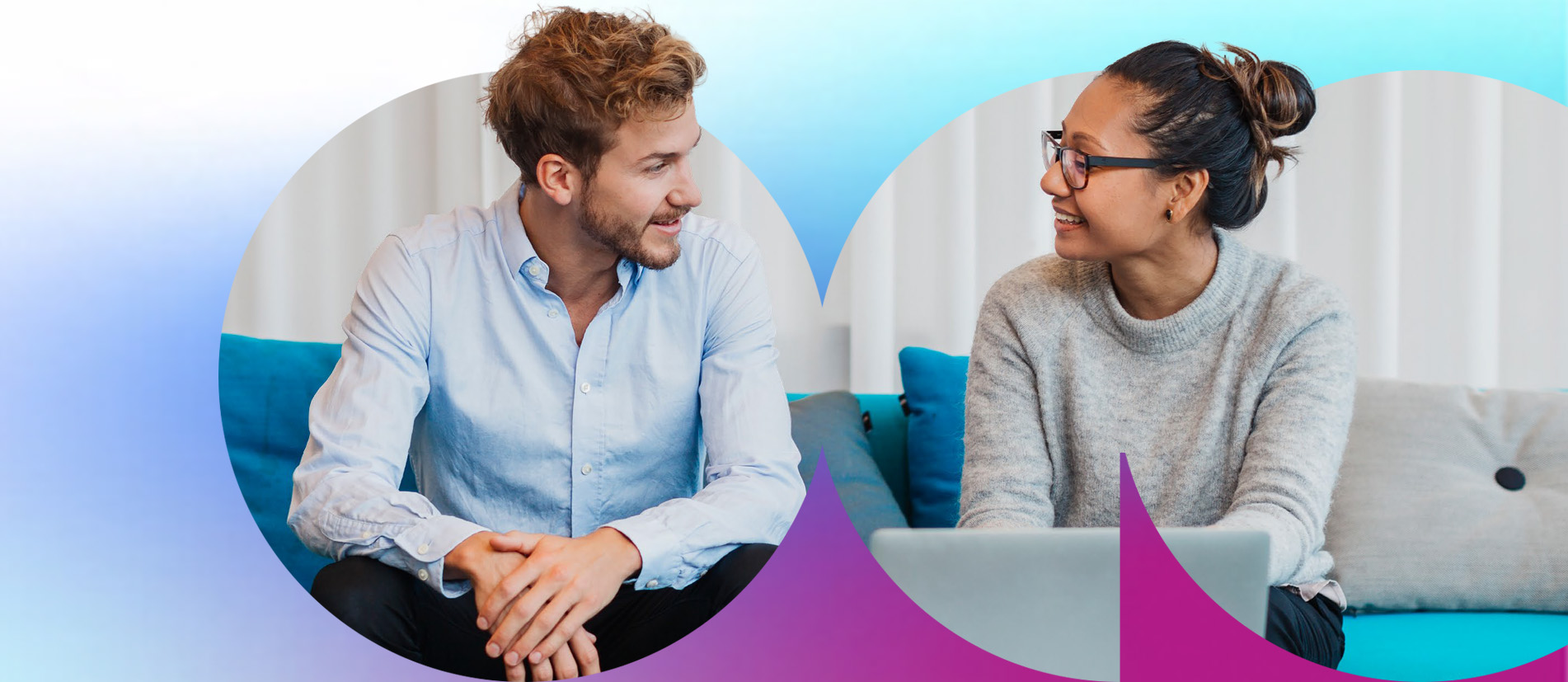 Two colleagues collaborating