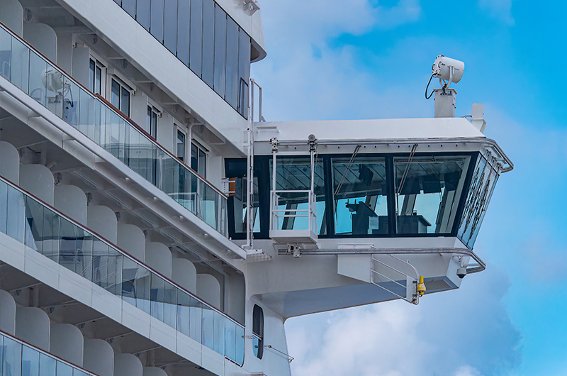 Protecting your fleet is not just compliance. Cruise ship bridge