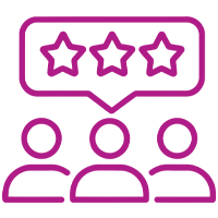 Customer satisfactin icon