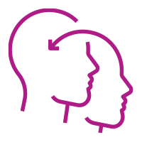 Human heads icon