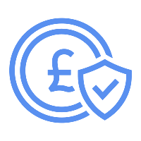 Financial risk icon