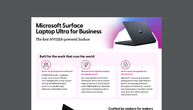 Article Microsoft Surface Laptop Ultra for Business Image