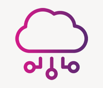 Cloud barriers icon