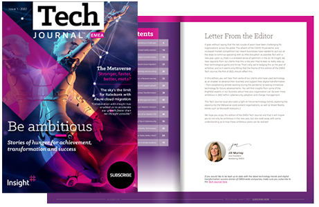 Cover of the Tech Journal 2022 issue