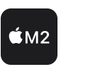 Apple M2 chip icon