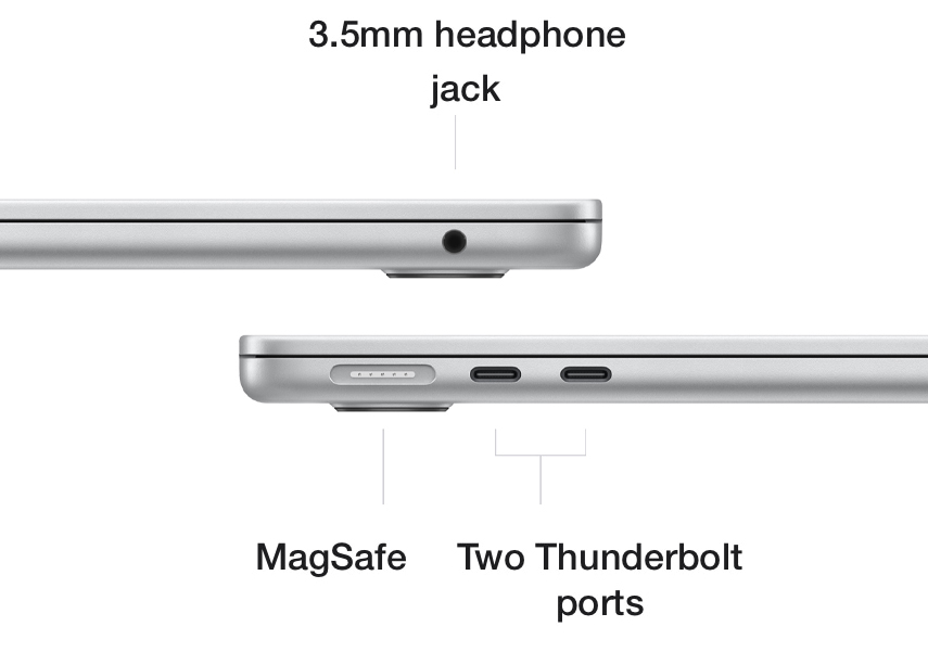 Macbook Air side profile