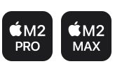 Apple M2 chip icon