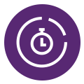 HPE time saving icon graphic
