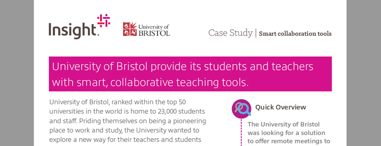 Article University of Bristol: Provides its students and teachers with smart, collaborative teaching tools Image