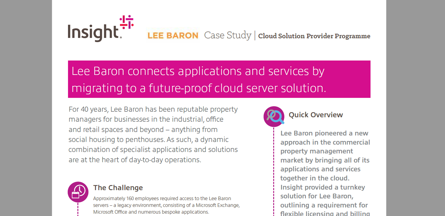 Article Lee Baron: Connects applications and services Image