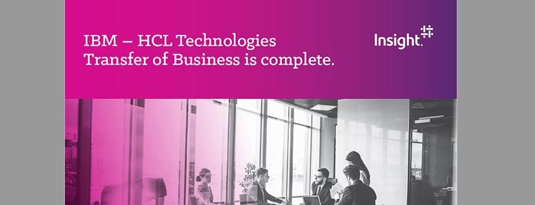 Article IBM – HCL Technologies Transfer of Business is complete Image