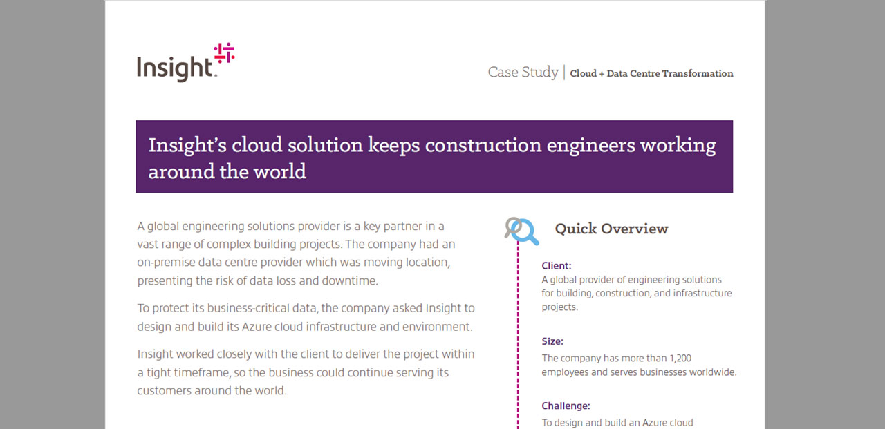 Article Insight’s Cloud Solution Keeps Construction Engineers Working Around the World Image