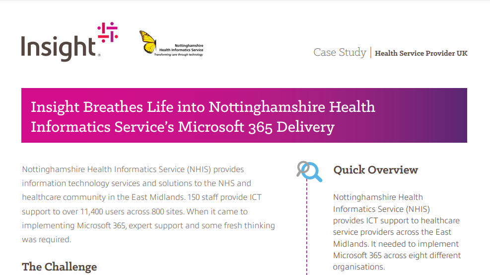 Nottinghamshire Health Case Study