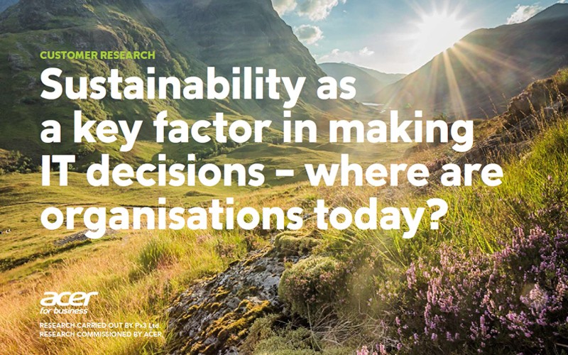Sustainability as a key factor in making IT decisions - where are organisations today