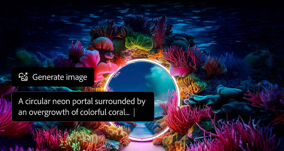 AI generated text in Creative Cloud