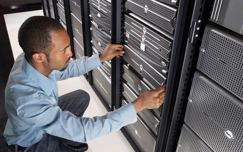 180 days deferral payments Man looking at servers