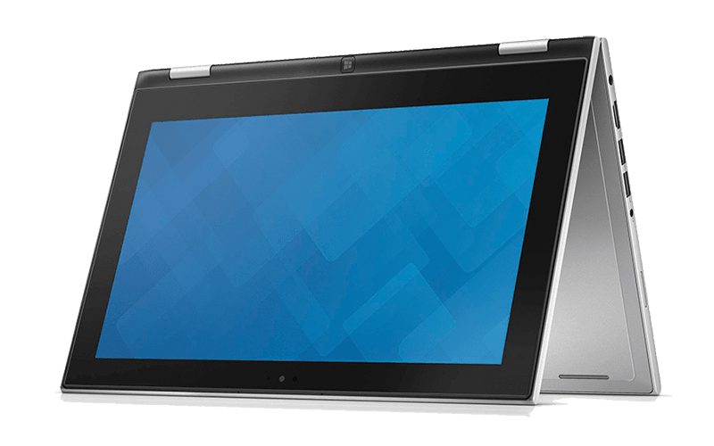 A custom support system Dell Laptop Computer Folded