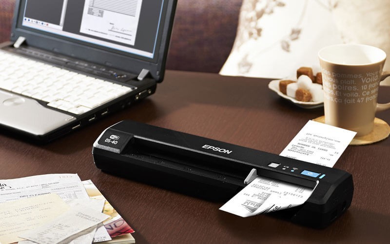 Epson scanners for flexibility Epson scanner scanning business receipt