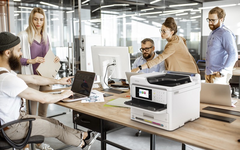 heat-free WF-C5890DWF inkjet printer from Epson heat-free WF-C5890DWF inkjet printer from Epson C11CK23401BY