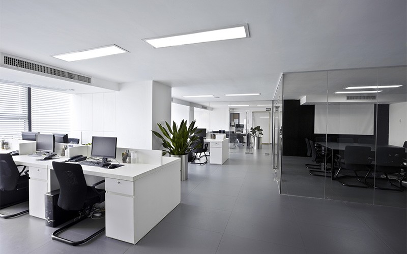 A Lighting company with Expertise Open office with LED lighting