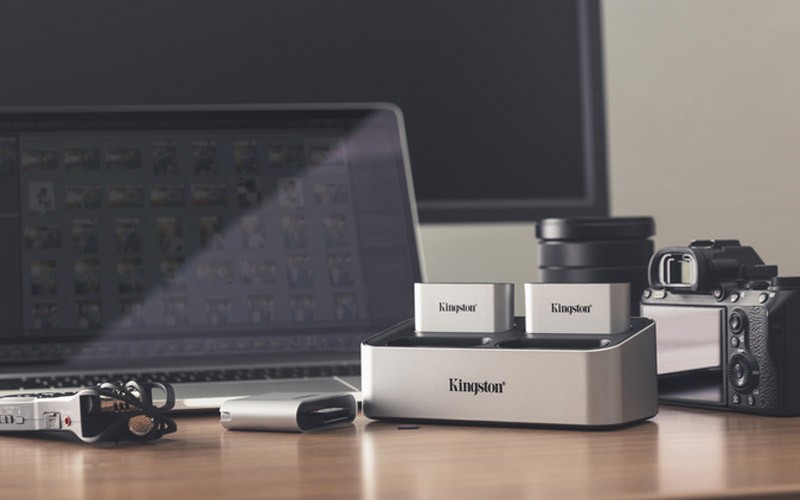 Hard drive to safely store your files Kingston hard drive product shot