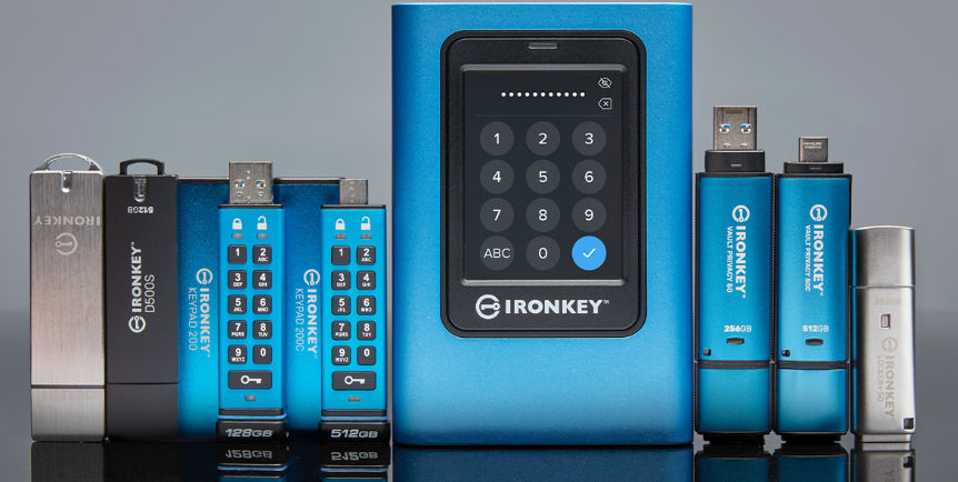 USB encrypted drives Laptop with USB drive plugged in to USB port