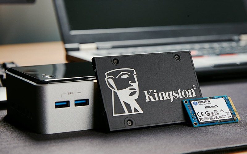 Kingston KC600 - SSD - 2 TB - SATA 6Gb/s KC600 2.5" and mSATA SSD Hardware-based self-encrypting drive with 3D TLC NAND
