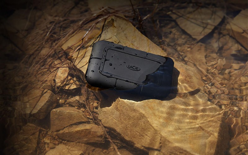 LaCie Rugged Triple solutions Demonstration of the Rugged