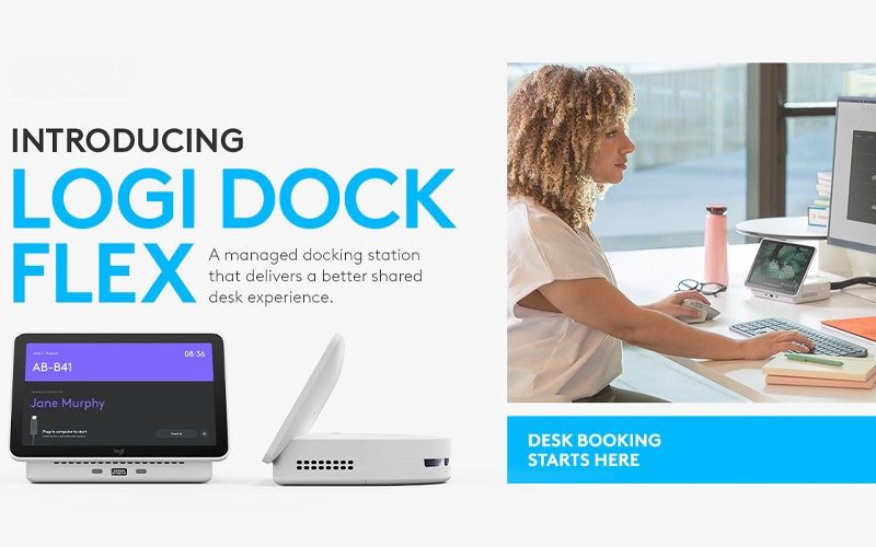 Logitech Logi Dock Flex Logitech Logi Dock Flex - Managed docking station 939-002180