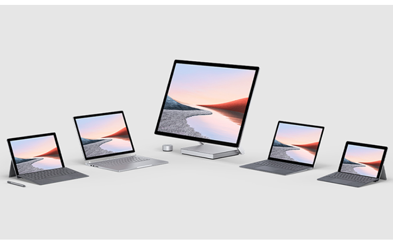 Eco Profiles Selection of Surface devices