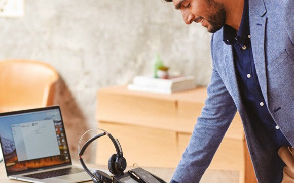 Upgrade your communication devices with Poly Man using a Poly phone at home