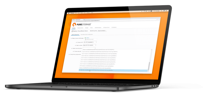 pure storage container apps